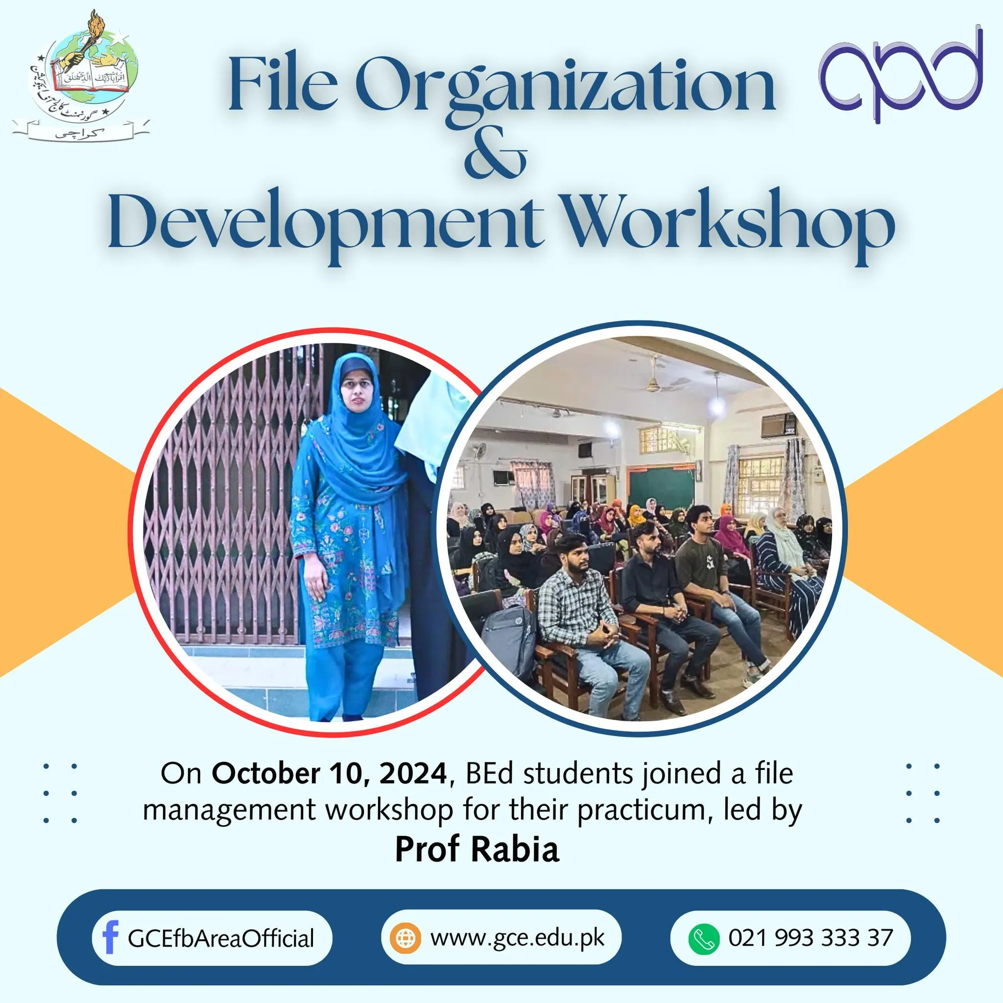 Workshop: File Organization & Development