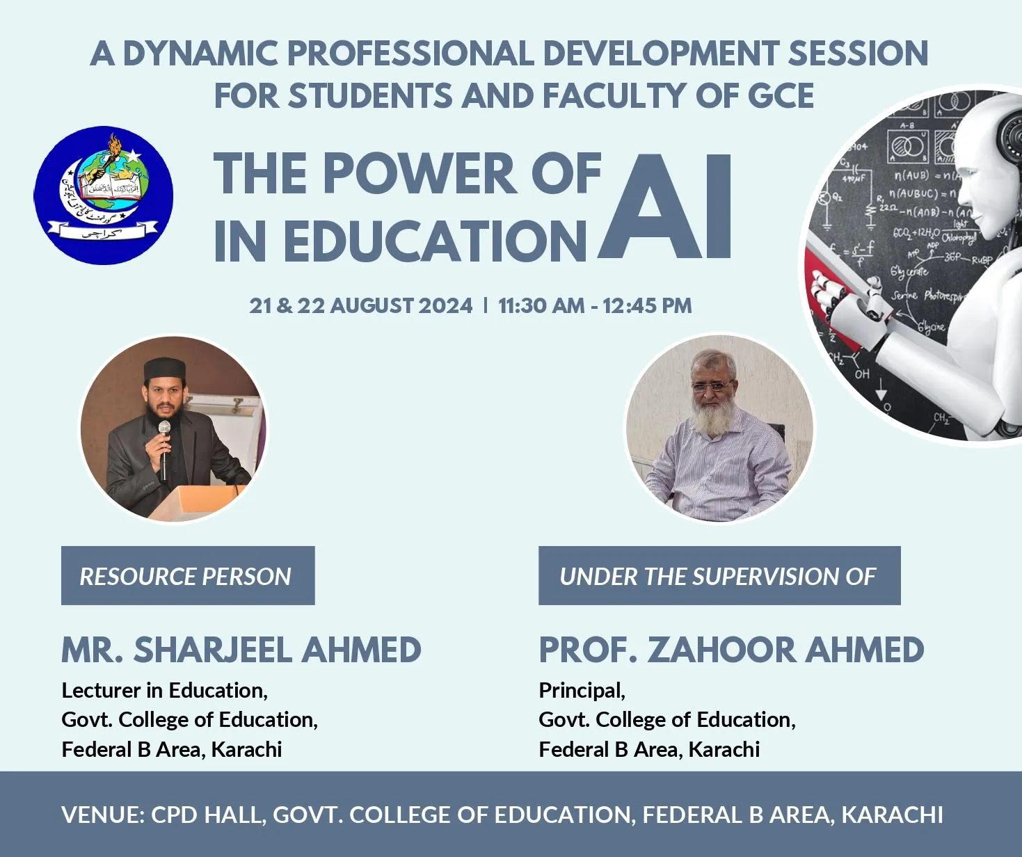 Workshop: Learning with AI