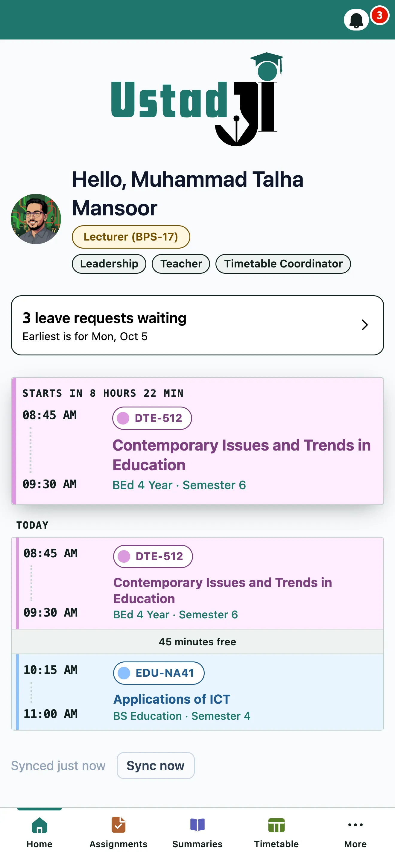 Digital Attendance — Teacher app — photo 1