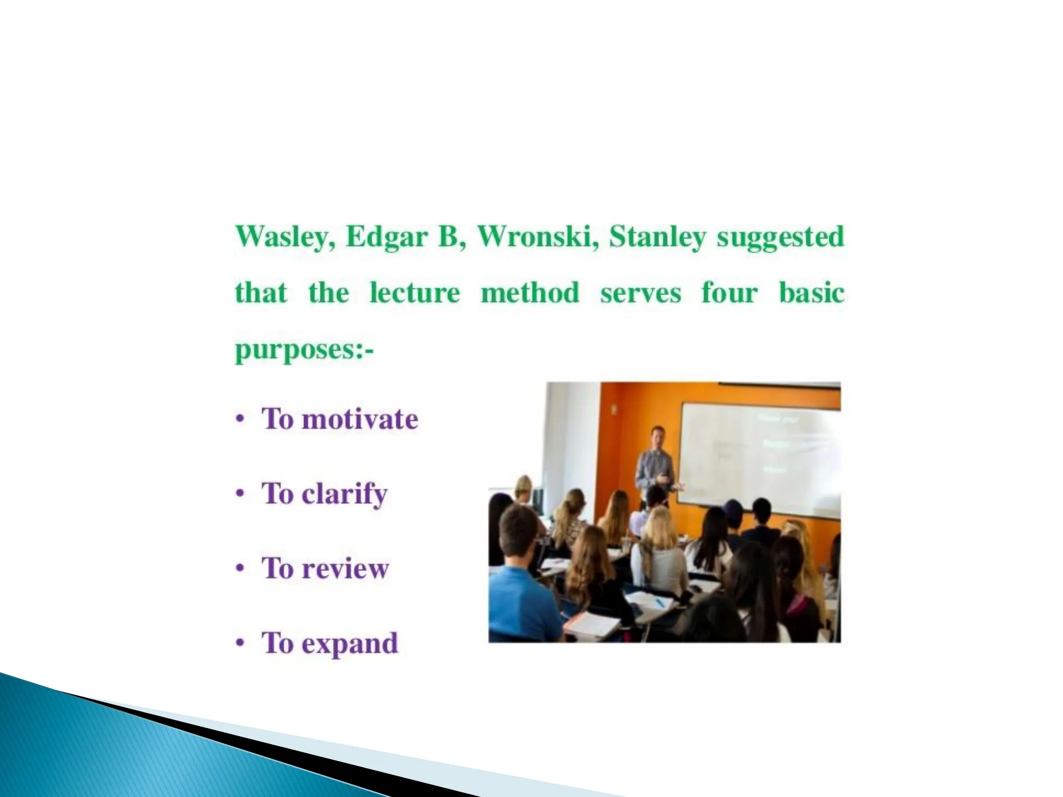 Basics of Lecture Method, page 7