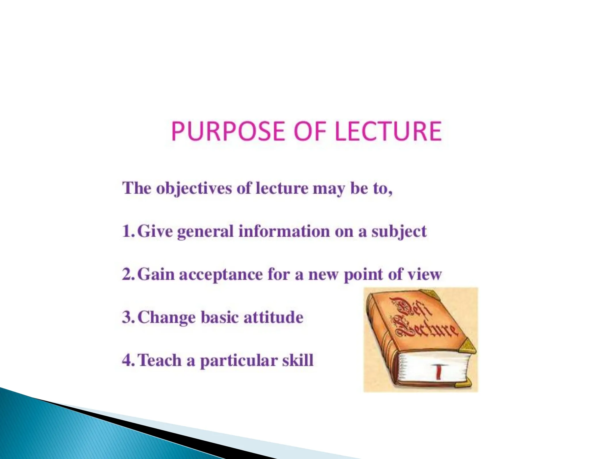 Basics of Lecture Method, page 9