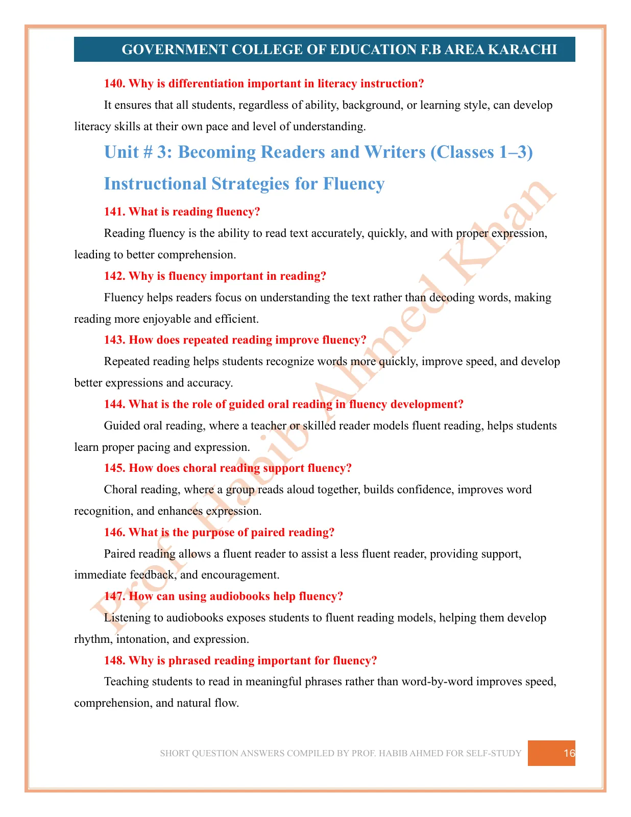 Short Question Answers, page 16