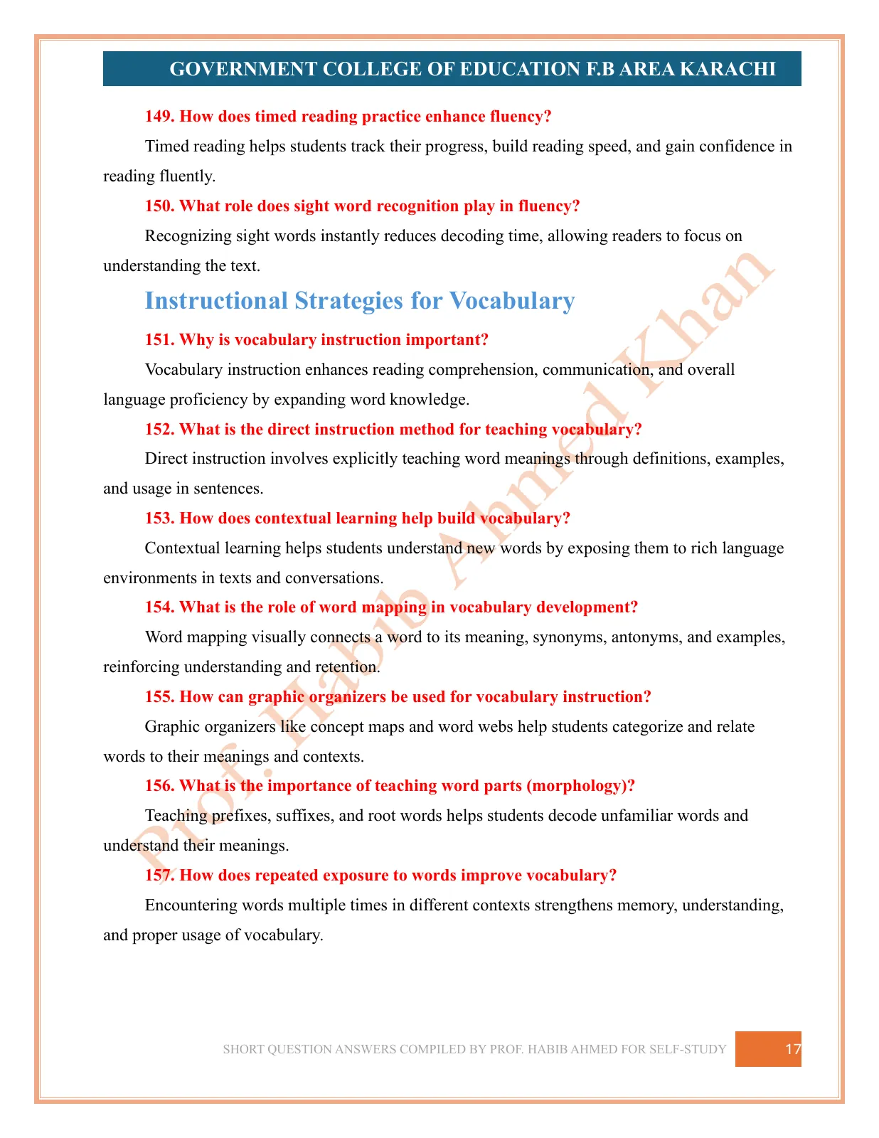 Short Question Answers, page 17