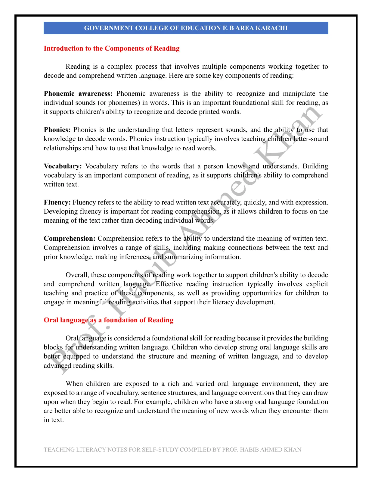 Teaching Literacy Skills, page 4