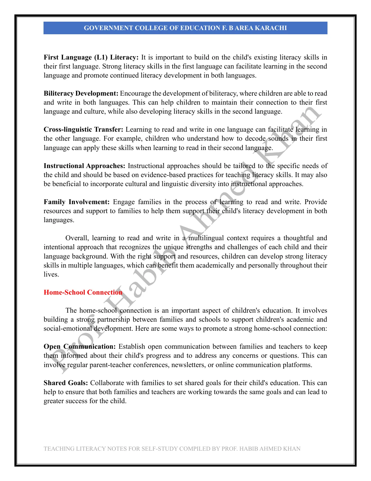 Teaching Literacy Skills, page 6