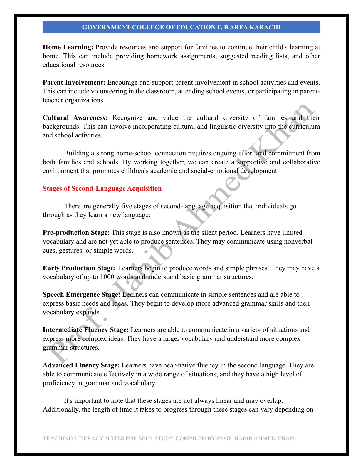 Teaching Literacy Skills, page 7