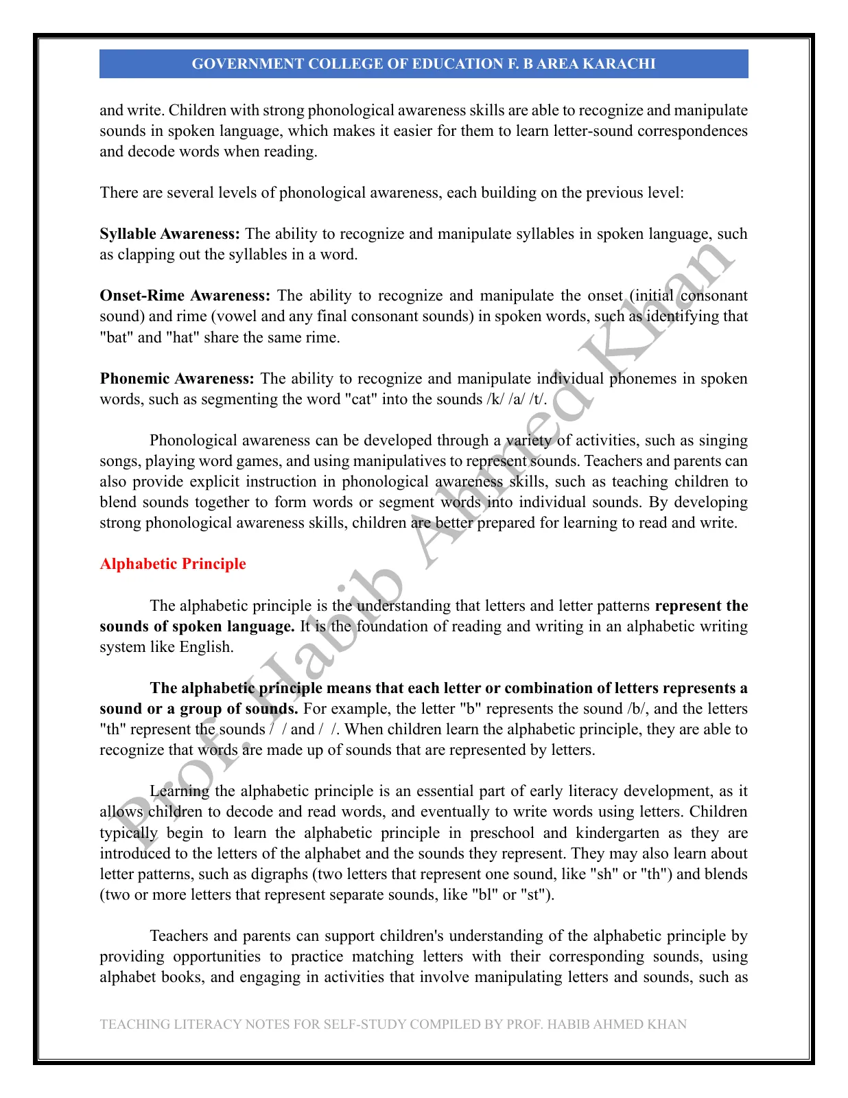 Teaching Literacy Skills, page 10