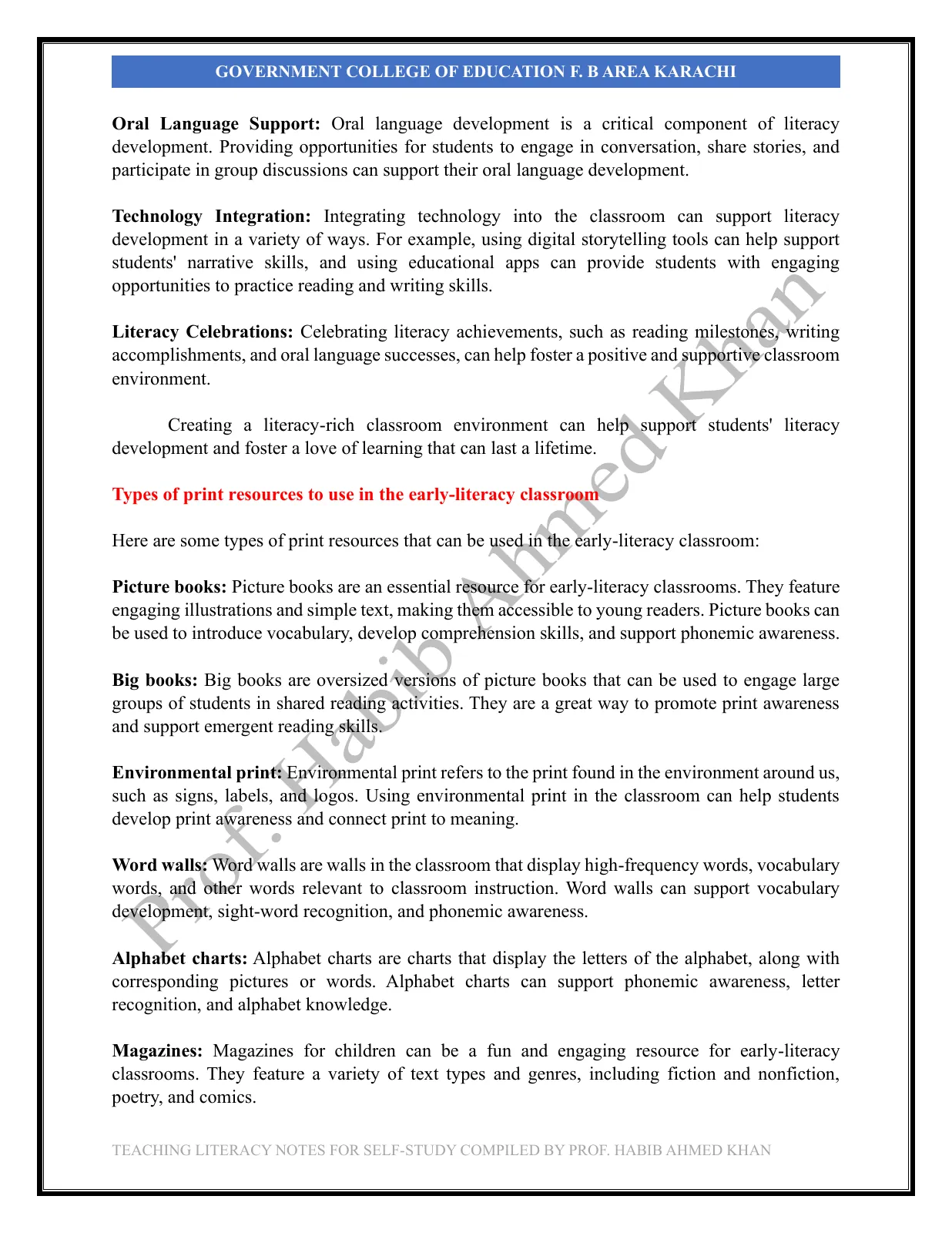 Teaching Literacy Skills, page 13