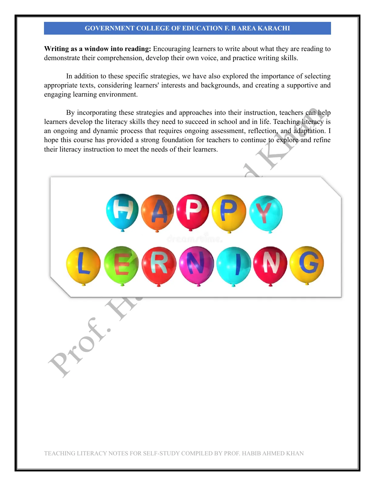 Teaching Literacy Skills, page 20
