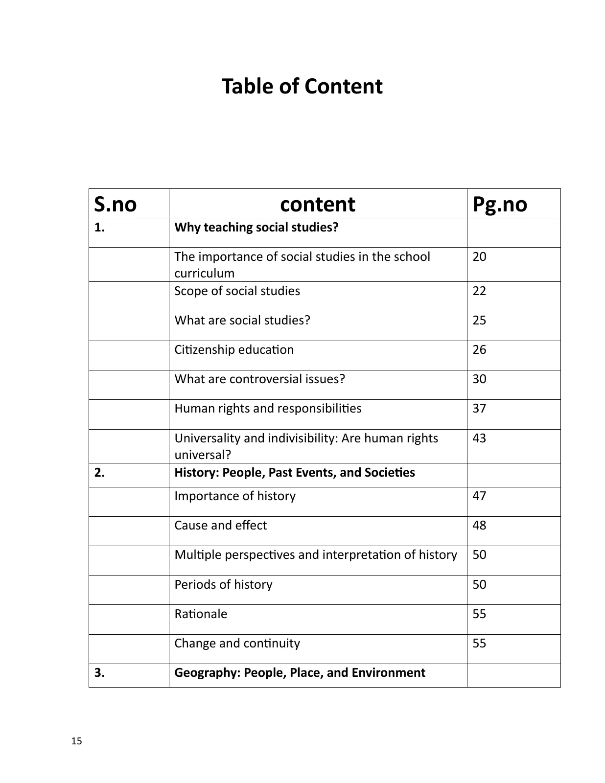 Teaching of Social Studies, page 16