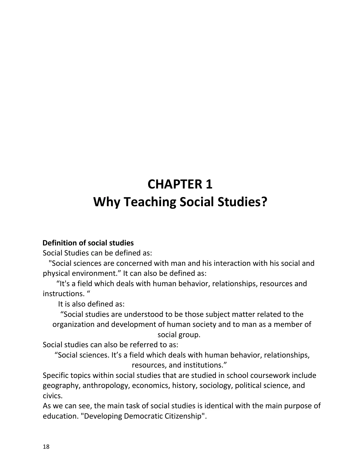 Teaching of Social Studies, page 19
