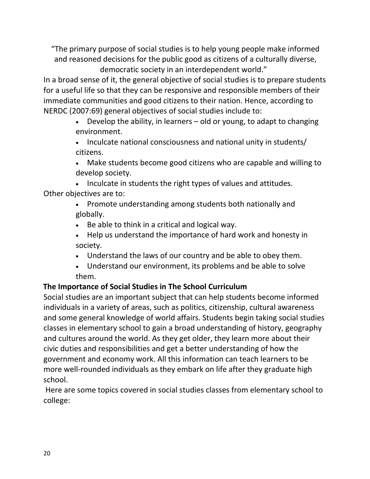 Teaching of Social Studies, page 21
