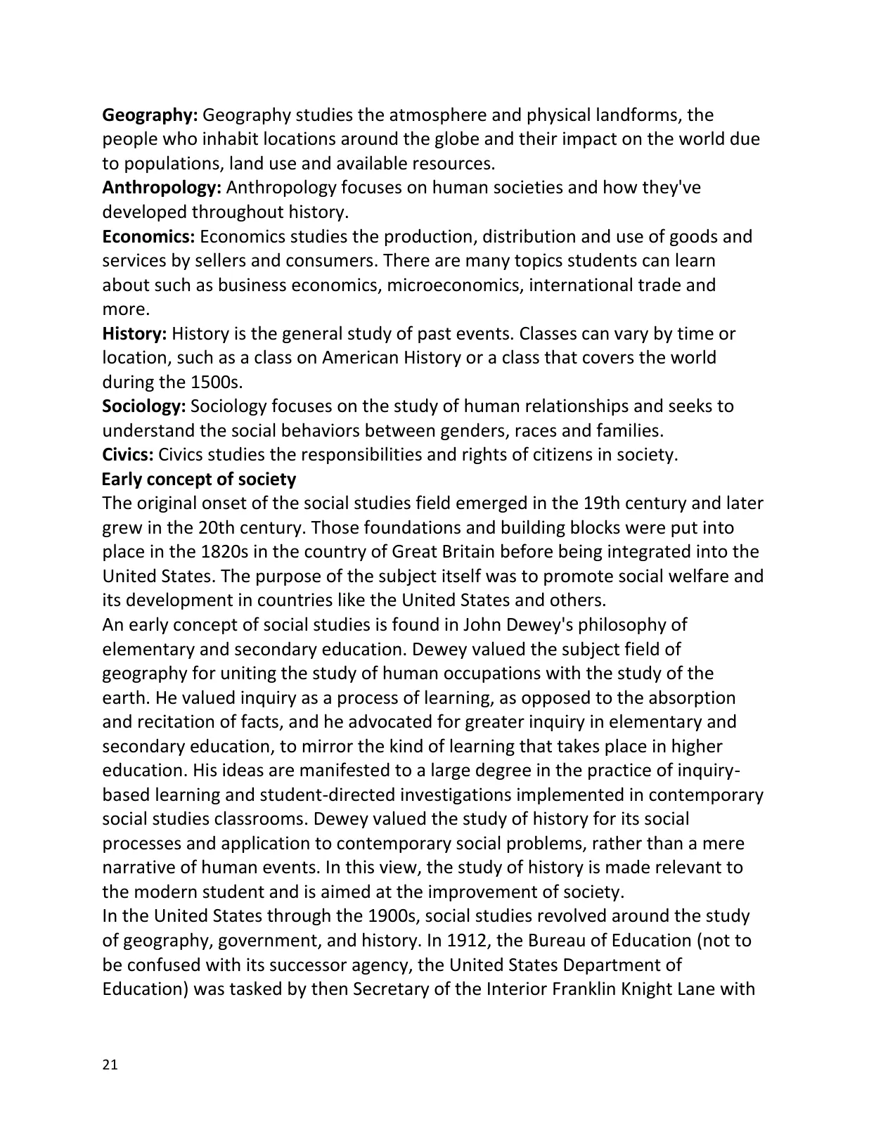 Teaching of Social Studies, page 22