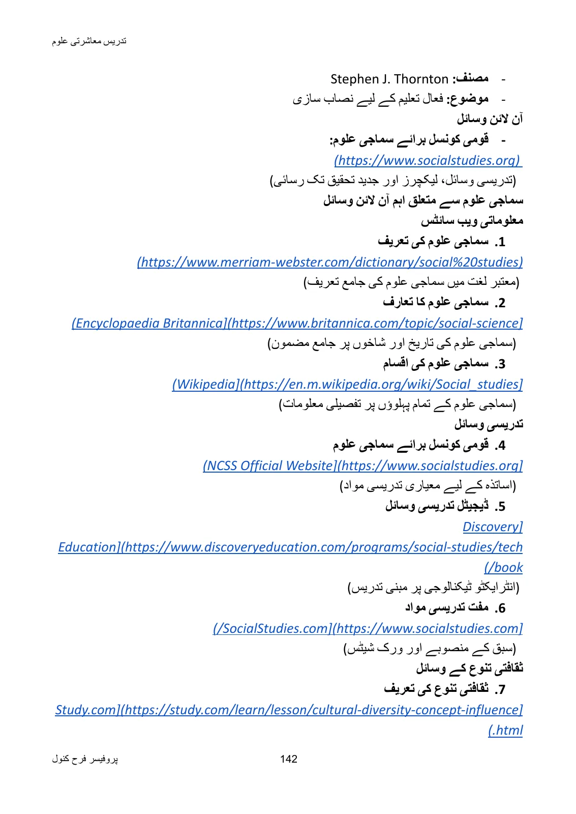 Teaching of Social Studies, page 143