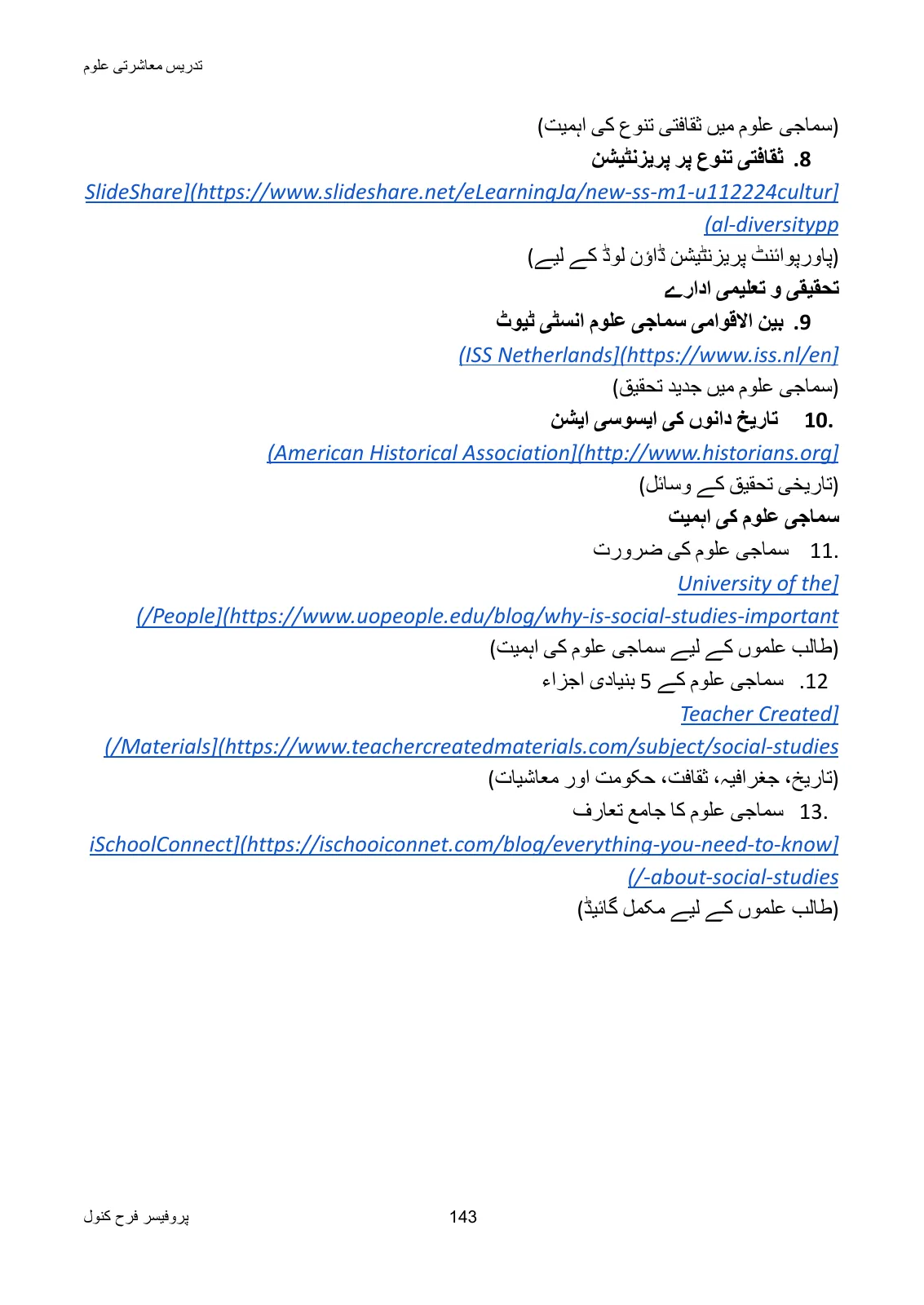 Teaching of Social Studies, page 144